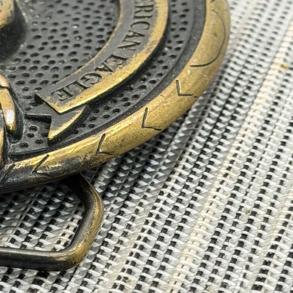 American‎ Eagle Outfitters Belt Buckle Brass Eagle Bottle Opener Vintage Style